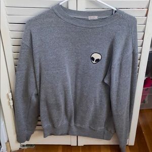 John Galt Alien Crewneck (Dark Grey)